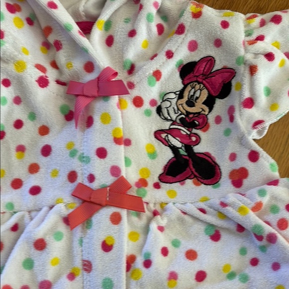 Minnie Mouse Hooded Bathing Suit Coverup (Size XXS 2/3) NWT - Picture 3 of 7